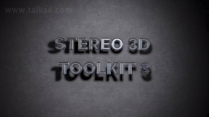 AE剧本-Stereo 3D Toolkit V3.0 平面3D影戏视觉殊效转换东西 利用教程4208,剧本,平面,3d影戏,影戏,影视